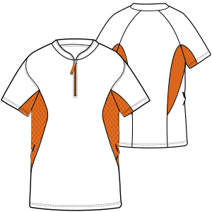 Patron ropa, Fashion sewing pattern, molde confeccion, patronesymoldes.com T-shirt running 6667 LADIES T-Shirts